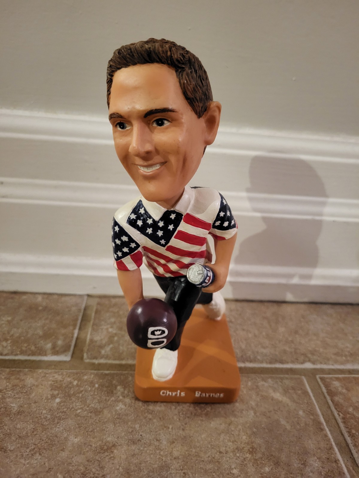 Chris Barnes Pepsi Bowling PBA Team USA American Bobblehead Brunswick Very Rare
