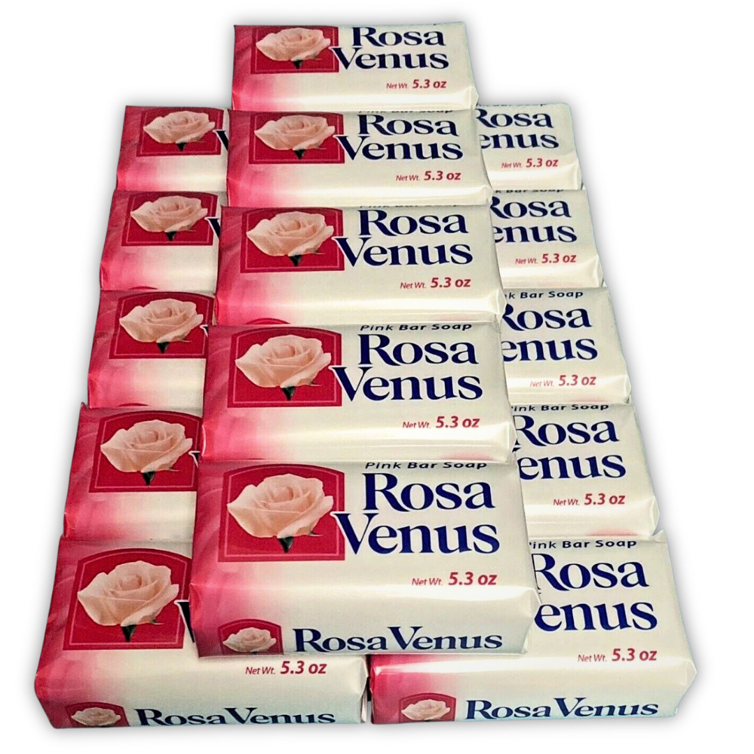 Pink Soap Rosa Venus, 5.3 oz (15 Total Bars)