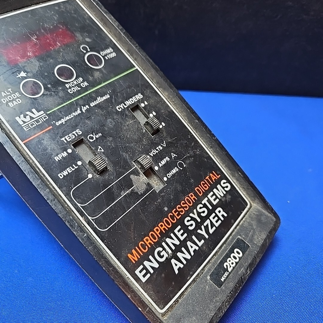 KAL EQUIPMENT Model 2800 ENGINE SYSTEMS ANALYZER Microprocessor Digital Untested