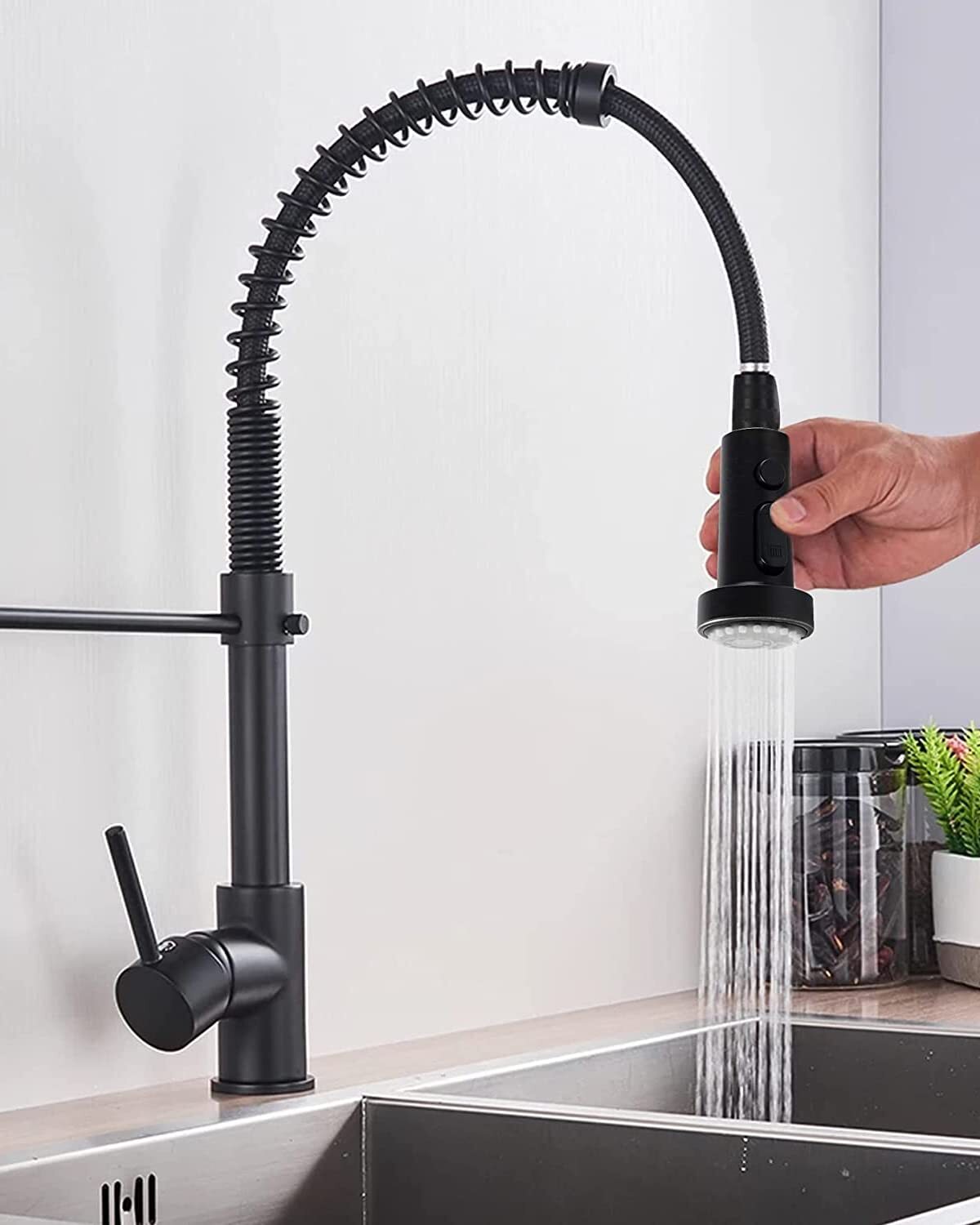 Pull Down Kitchen Faucet Head Replacement, Sink Faucet Sprayer Head Nozzle
