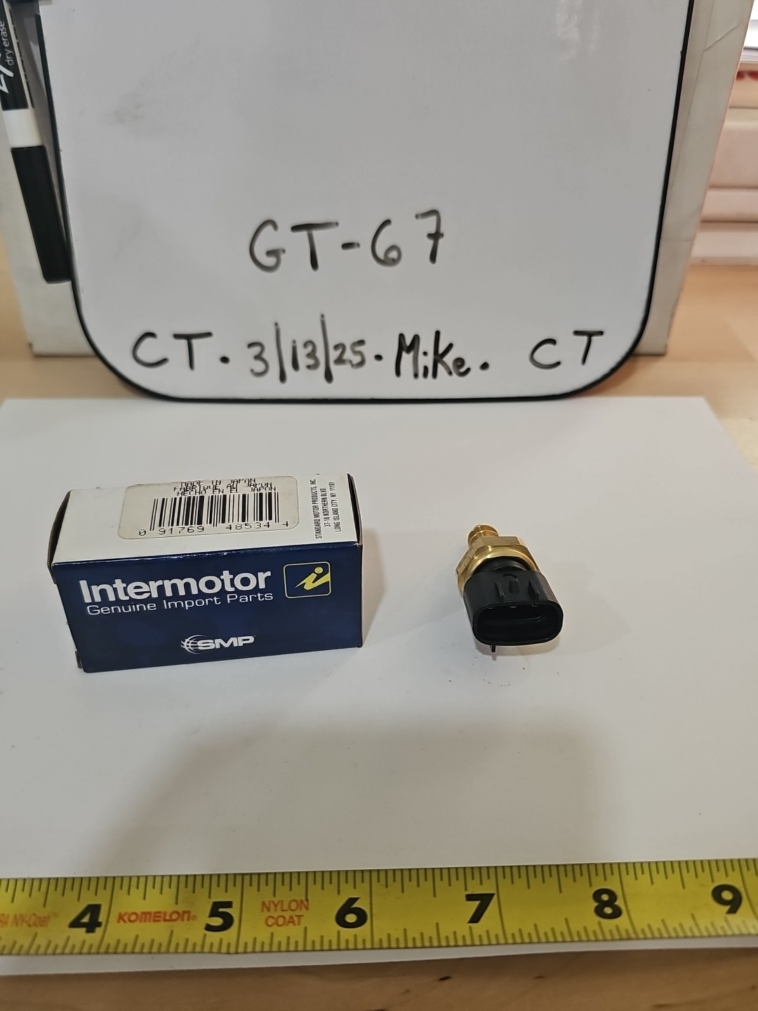 Engine Coolant Temperature Sensor Standard Intermotor TS-423