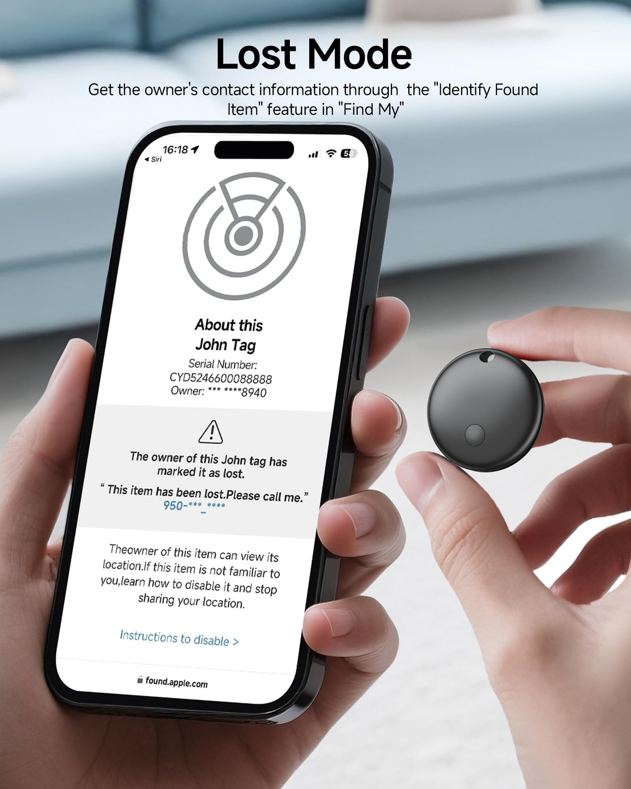 Ekebaotek Compatible with Air Tracker Tags-4 Pack-Smart Bluetooth Black