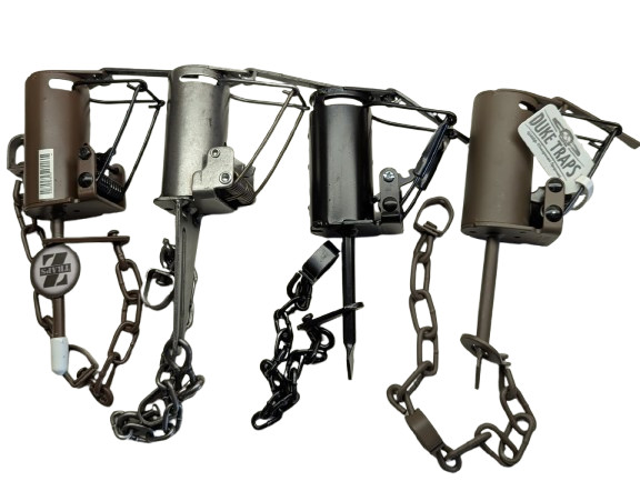 4 Dog Proof Traps Variety Pack Duke Z-Trap Bridger FB2 Raccoon Nuisance Control