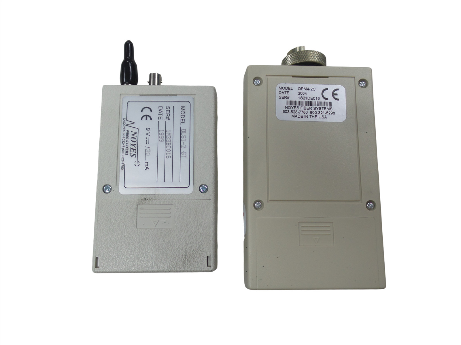 AFL Noyes OPM4-2C Optical Power Meter W/ OLS1-2 ST Optical Light Source