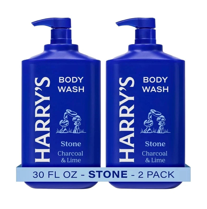 Harry's Men's Body Wash with Pump- Stone - (2 Pack) 30 fl oz..