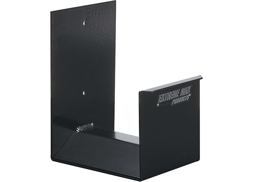 Extreme Max 5001.6134 Large Wall-Mount Aluminum Cord Cable Hose Hanger Black