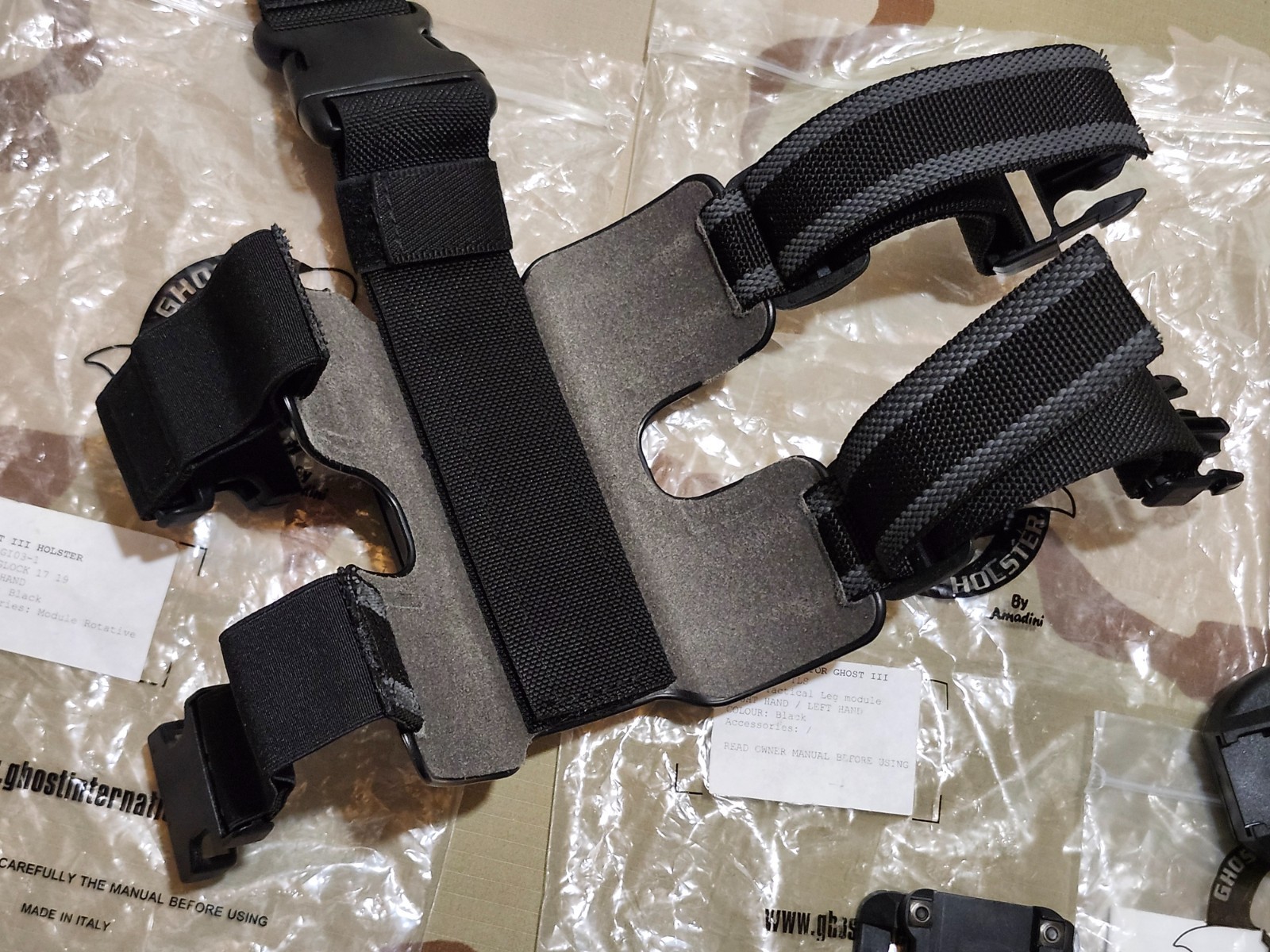 Amadini Ghost III Modular Holster Set for Glock 17/22 5 pieces READ DESCRIPTION!