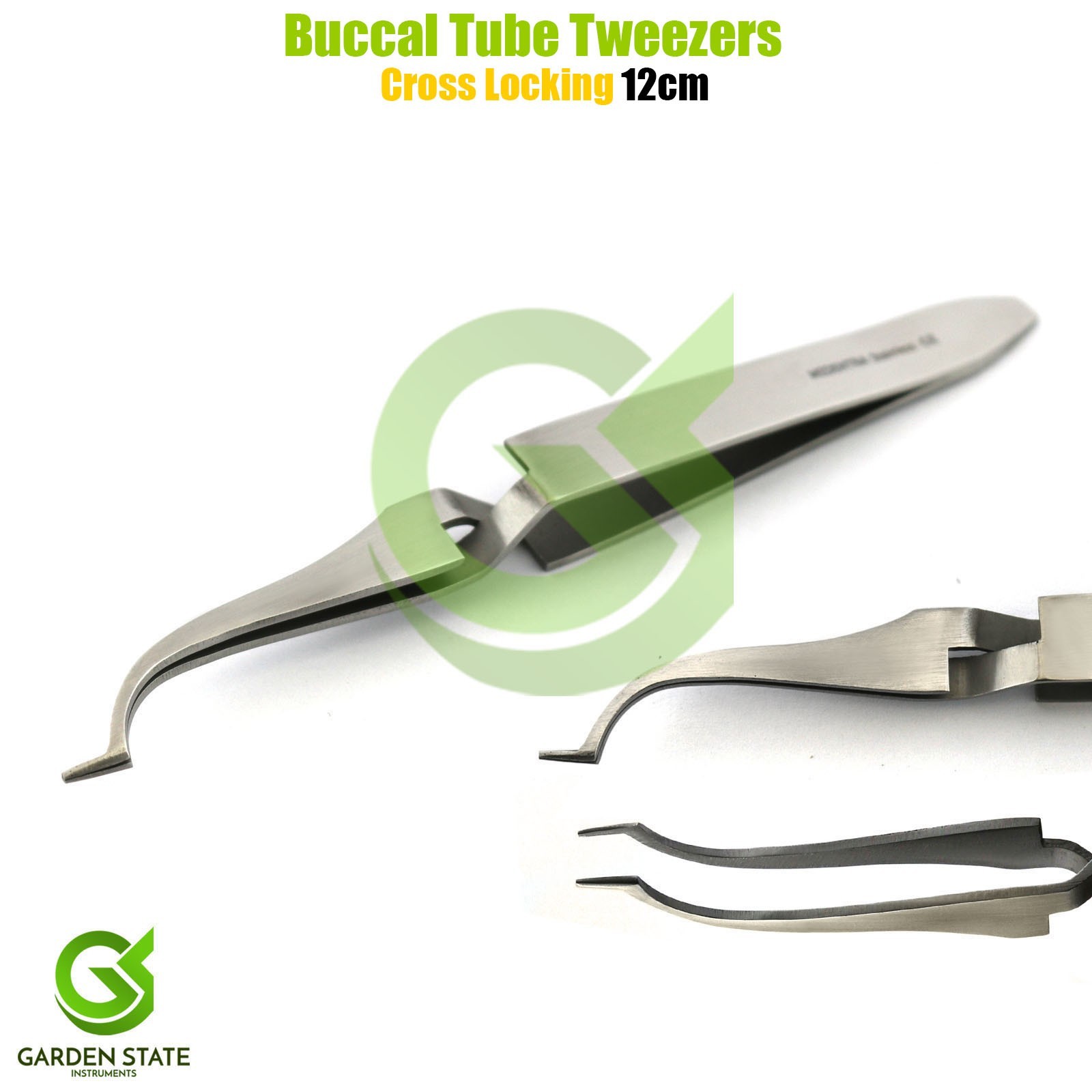 Dental Posterior Buccal Tube Tweezers Bracket Bonding Placer Orthodontic Forceps