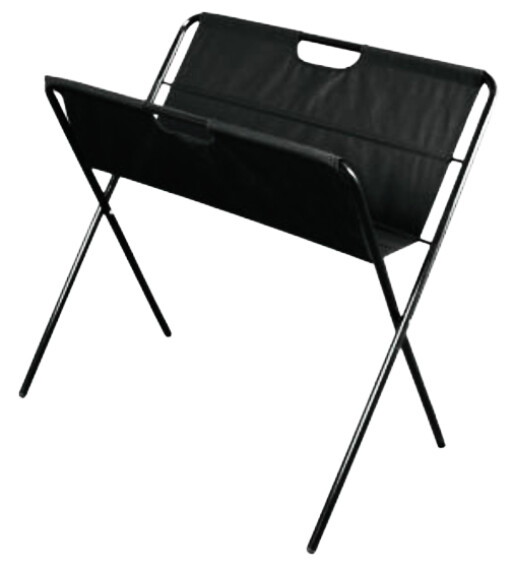 Folding Display Print Rack LARGE BIN for ART Gallery SUPER BUY Black Canvas New