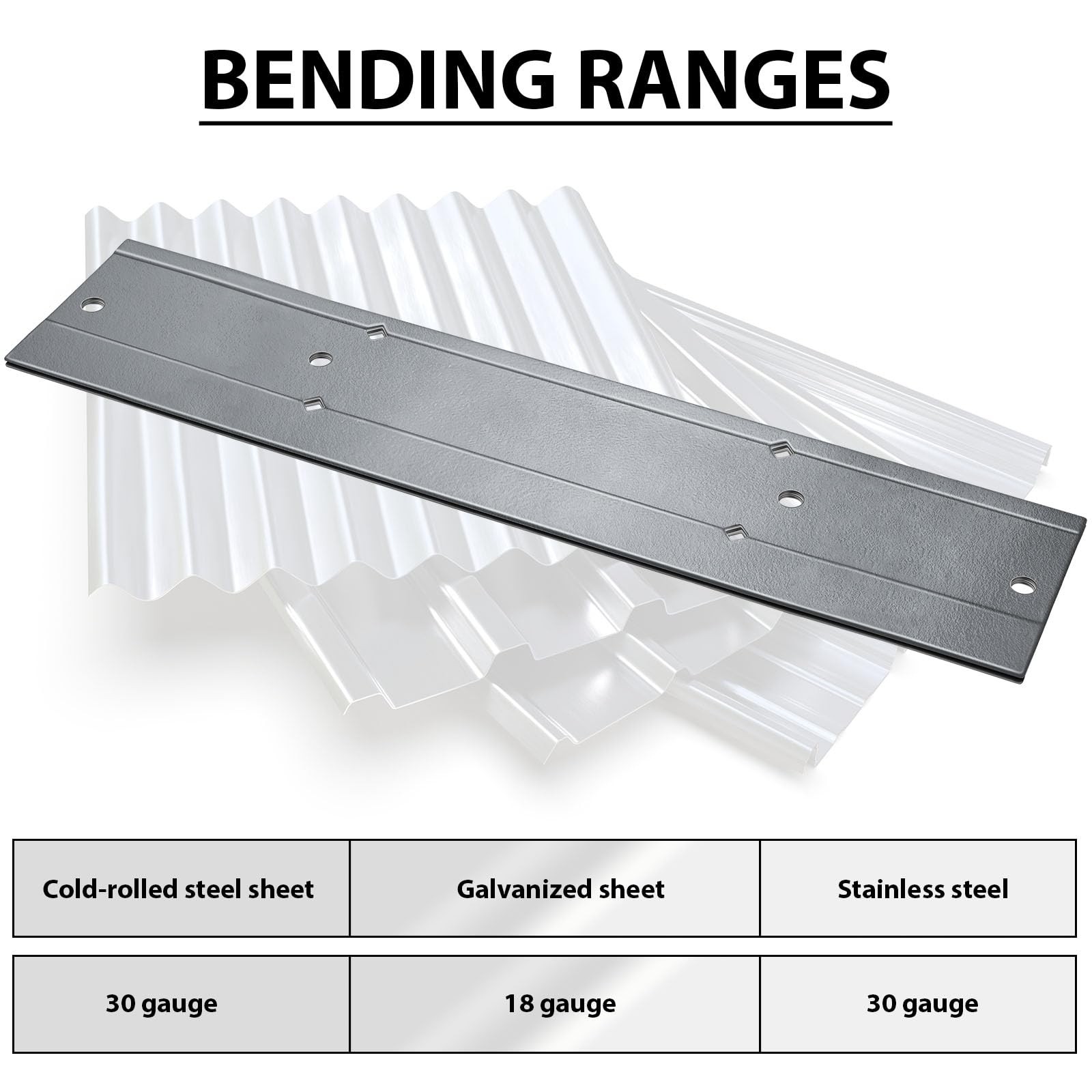 18 Inch Folding Tool Steel Metal Bending Sheet Bender for 18