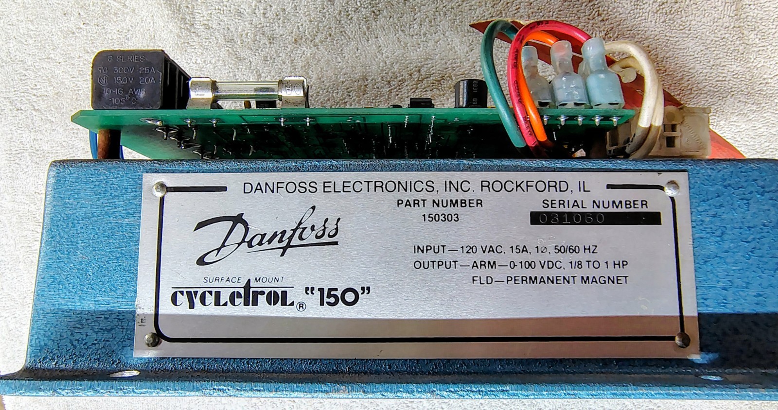 🗽DANFLOSS 150303 CYCLETRON/SURFACE MOUNT DC  SPEED CONTROLLER