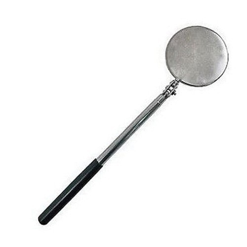 BRAMEC 9062 Extend-A-Mirror 2-1/4" Round Chrome Brass 19"L