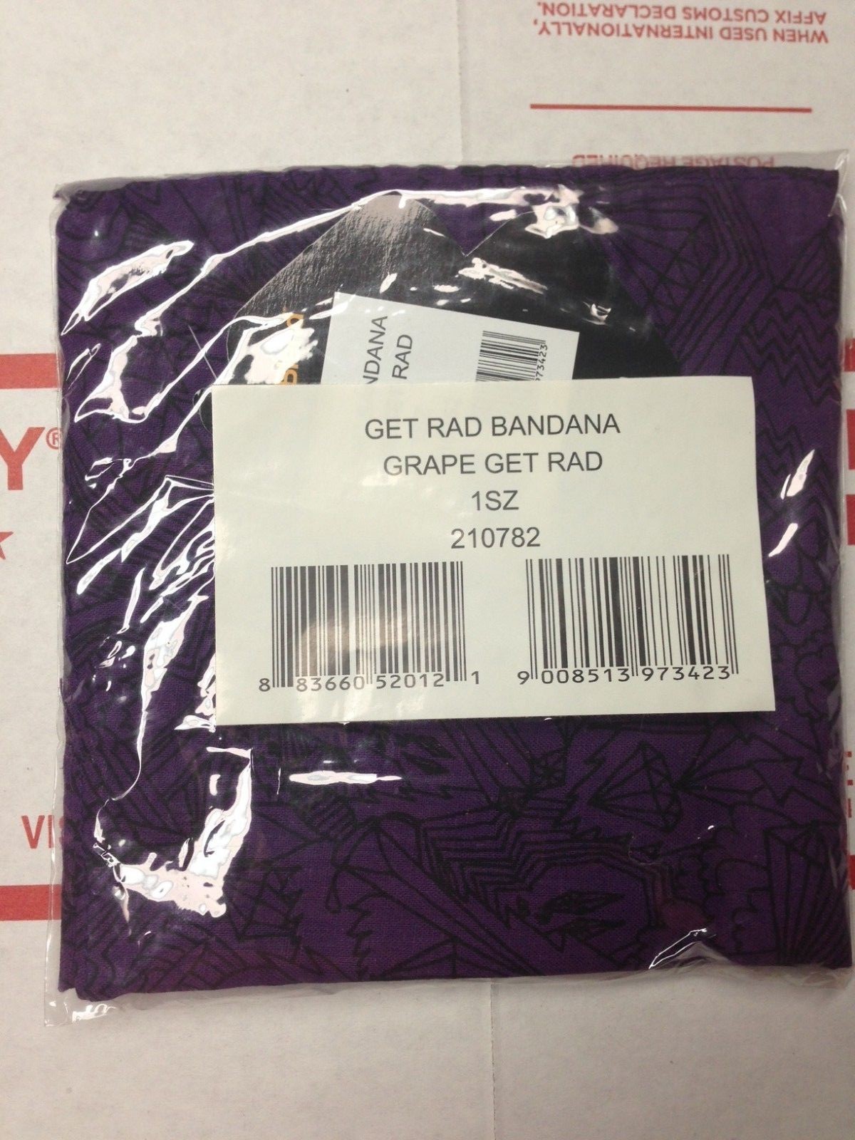 GET RAD - SPECIAL BLEND - Grape -  mask Ski Board Snowboard BANDANA BANDANNA