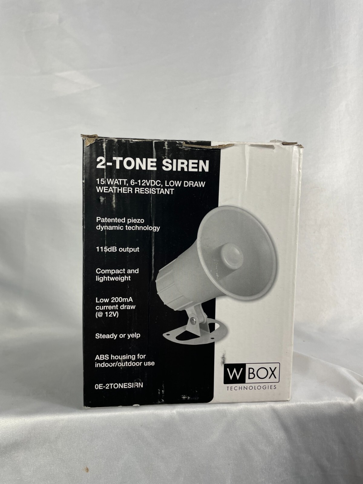 W Box 2-Tone 15W Siren w/piezo 0E-2TONESIRN horn siren