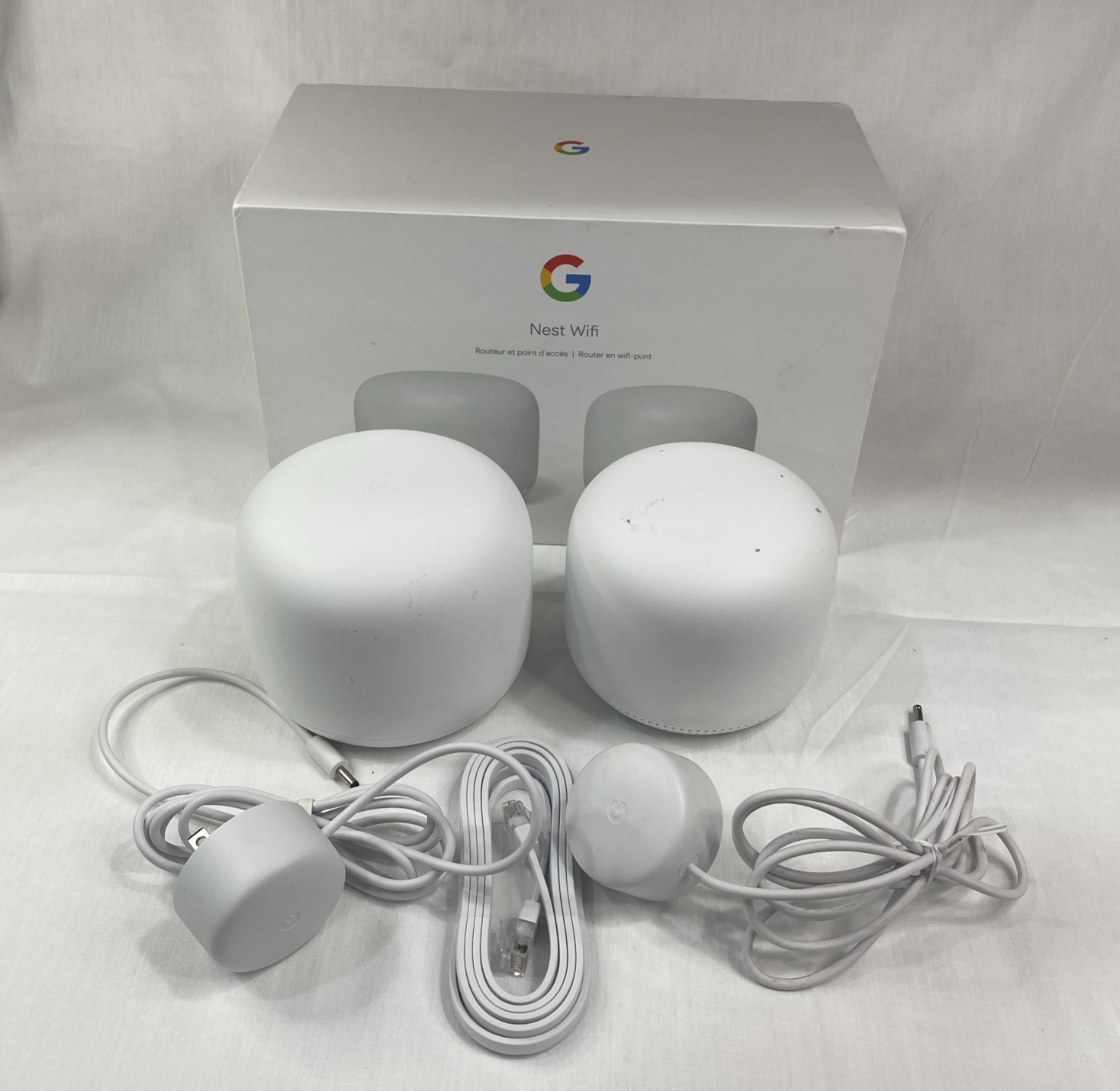 Google Nest Wifi Router and Point READ
