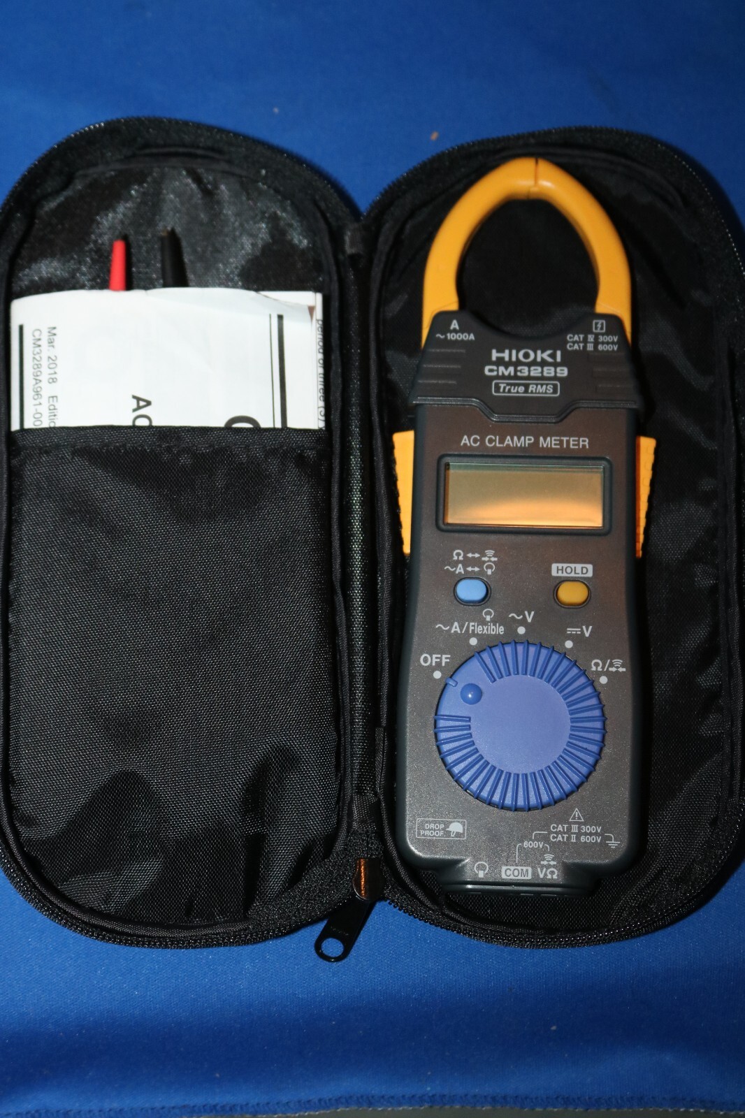 HIOKI CM3289 AC Hioki Clamp Meter, 42 A to 1 kA, True RMS