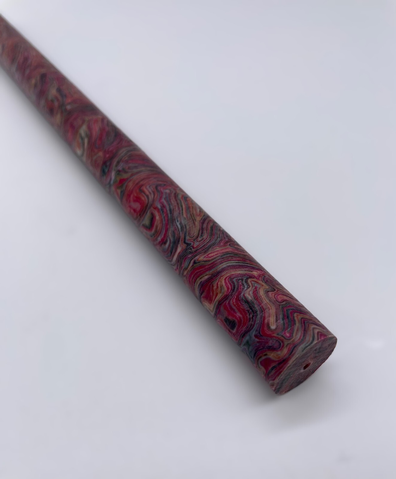 CANDY APPLE CRAZYFIBER 18mm x 12" ROD FOR PENS, BEADS, JEWELRY, POOL CUES