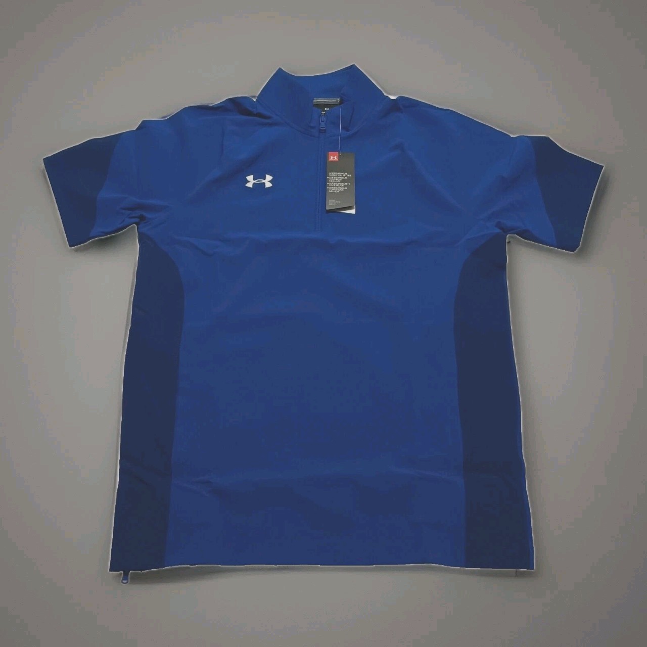 New Under Armour Small ¼ Zip Coach's Pullover Storm Tech Men's Squad Royal Blue