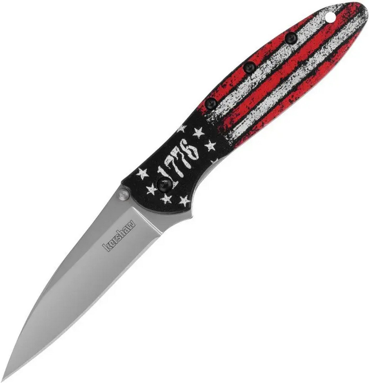Kershaw Leek Linerlock A/O Steel Blade Aluminum Handle Pocket Knife - 1660ROSS