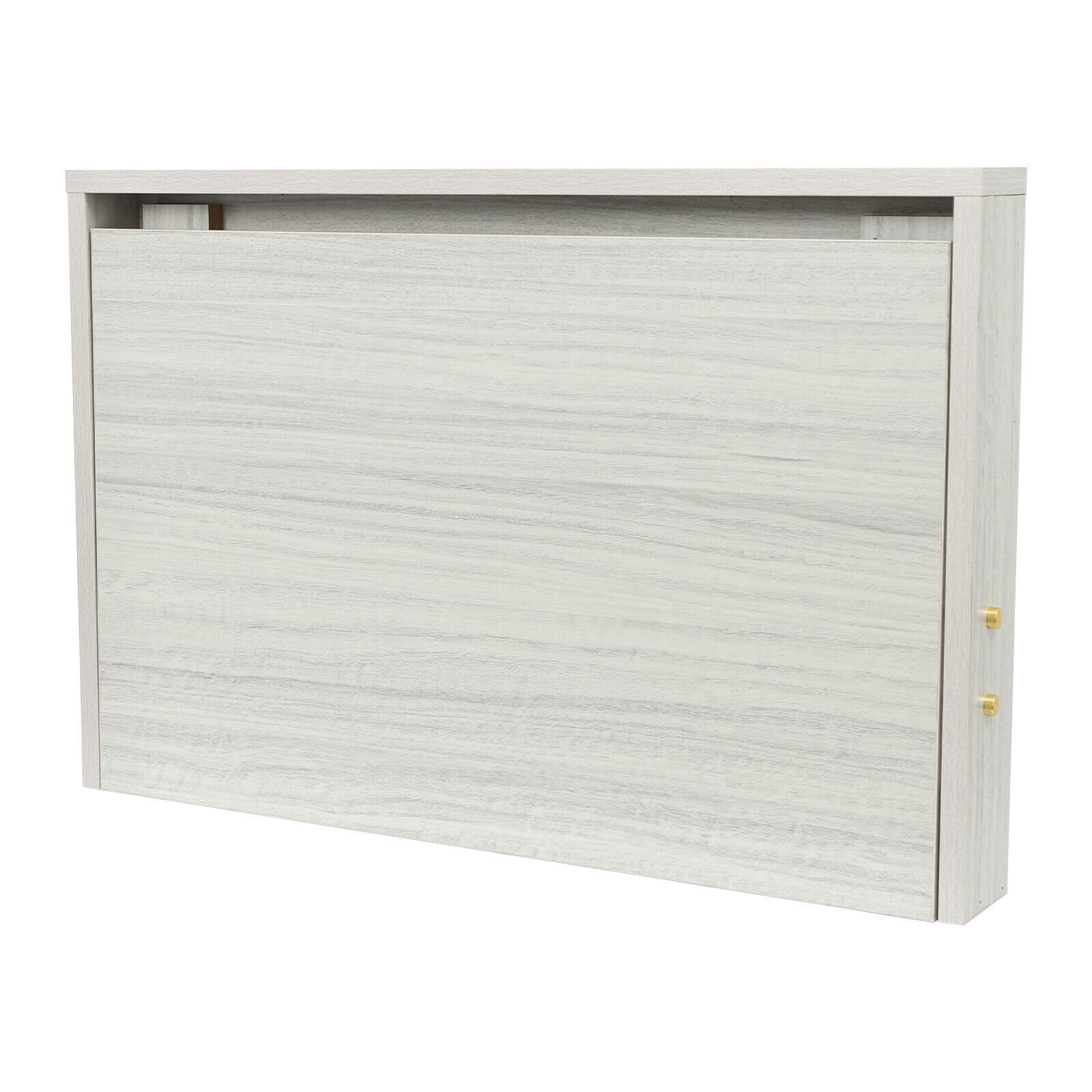 Folding Wall Table, Light Gray Fold Down Table Wall Mounted For Workbench, Home