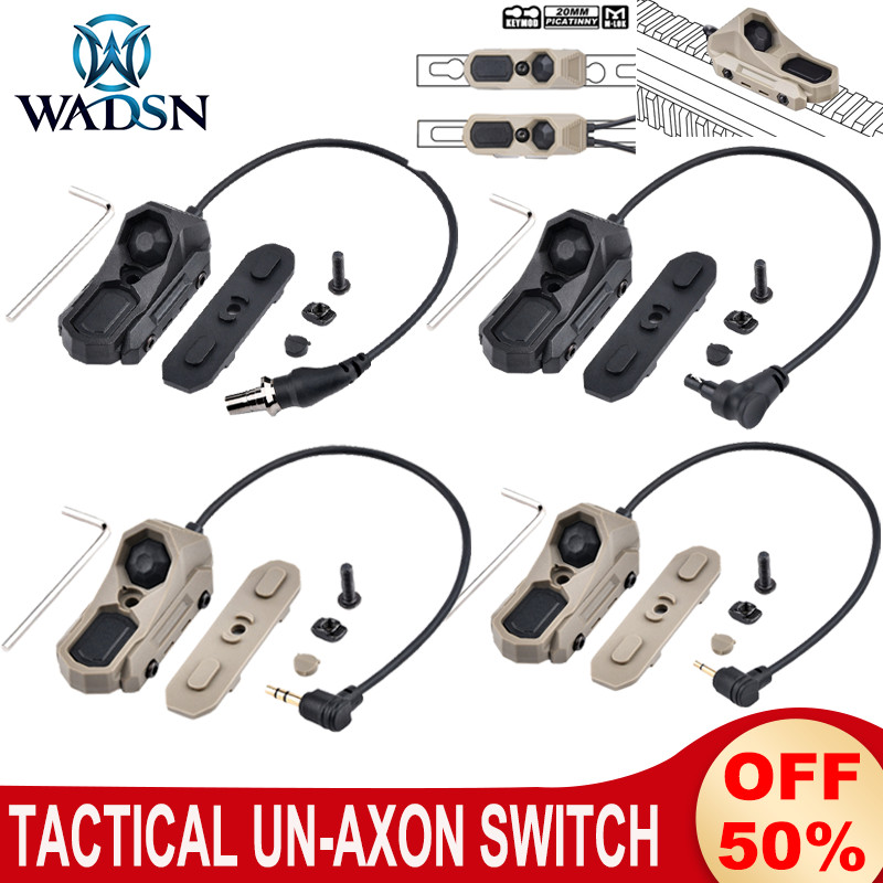 WADSN AXON-UN Mod Button Plug Upgraded Hunting Switch Fit MLok Keymod Picatinny