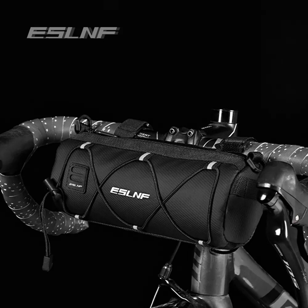 Bike Handlebar Bag Bike Front Tube Bag Waterproof Storage Roll Bag Multi-PURPOSE