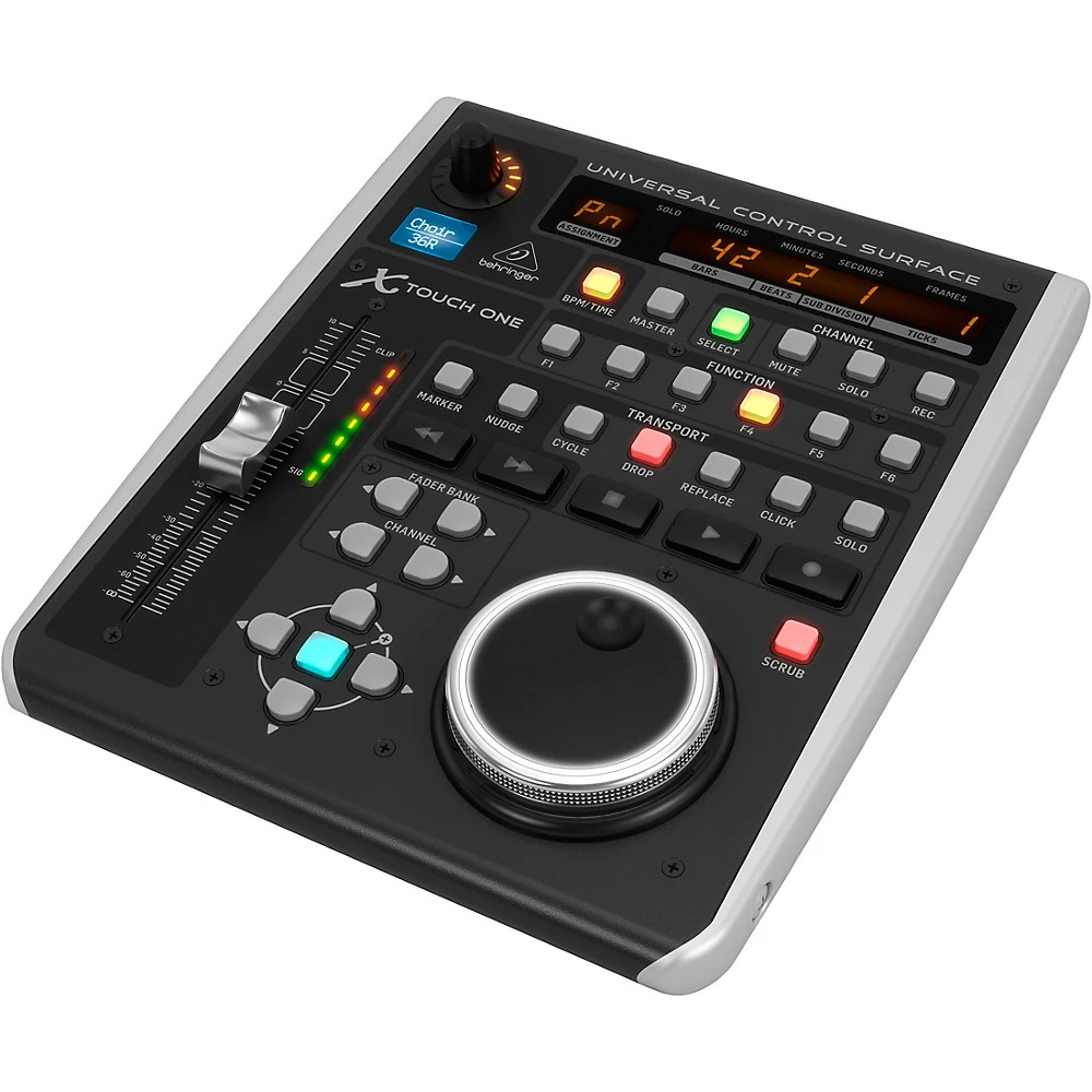 Behringer X-TOUCH ONE,Universal Control Surface w/Motor Fader,LCD Scribble Strip