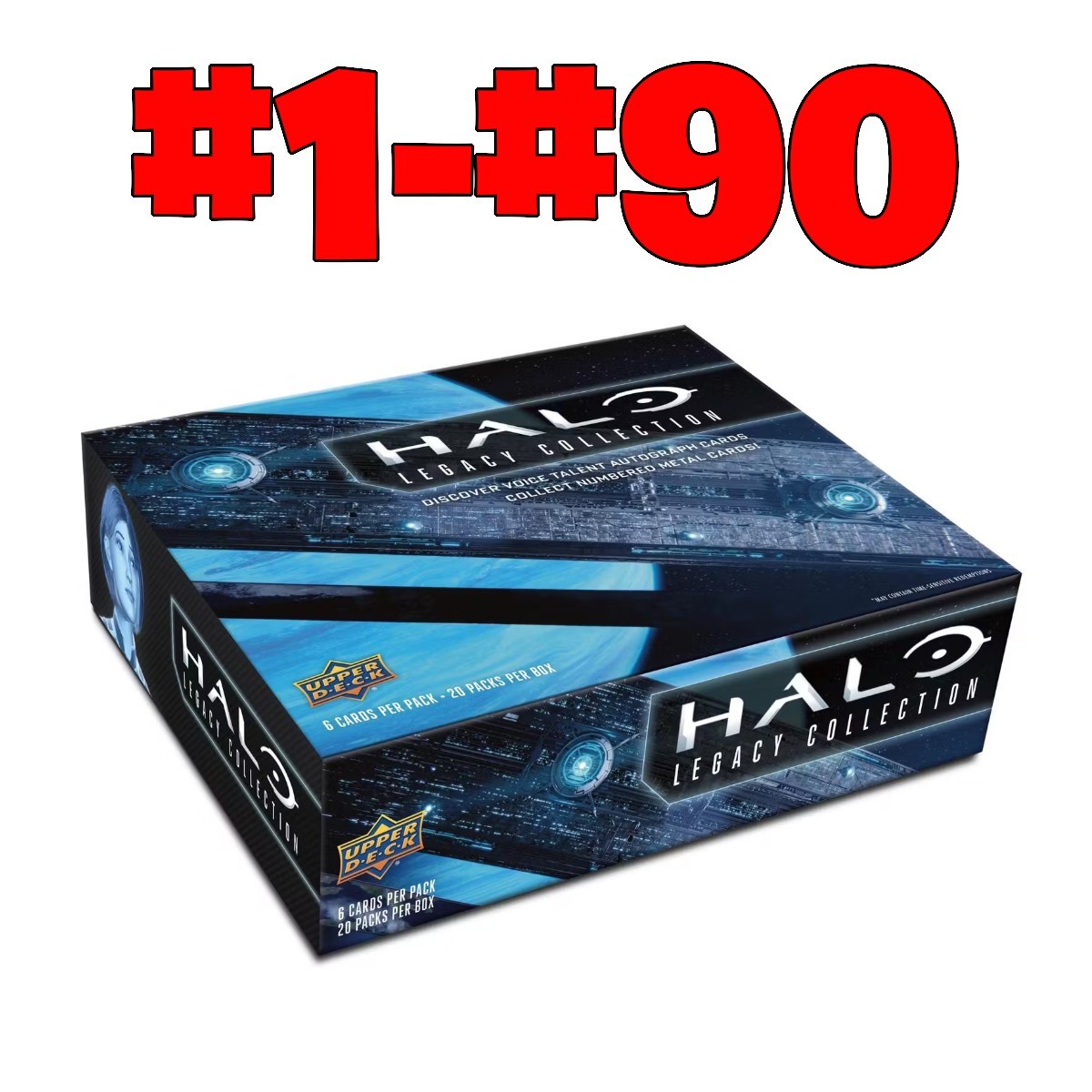 2024 Upper Deck Halo Legacy Collection Base Set 1-90 PYC YOU PICK - Singles