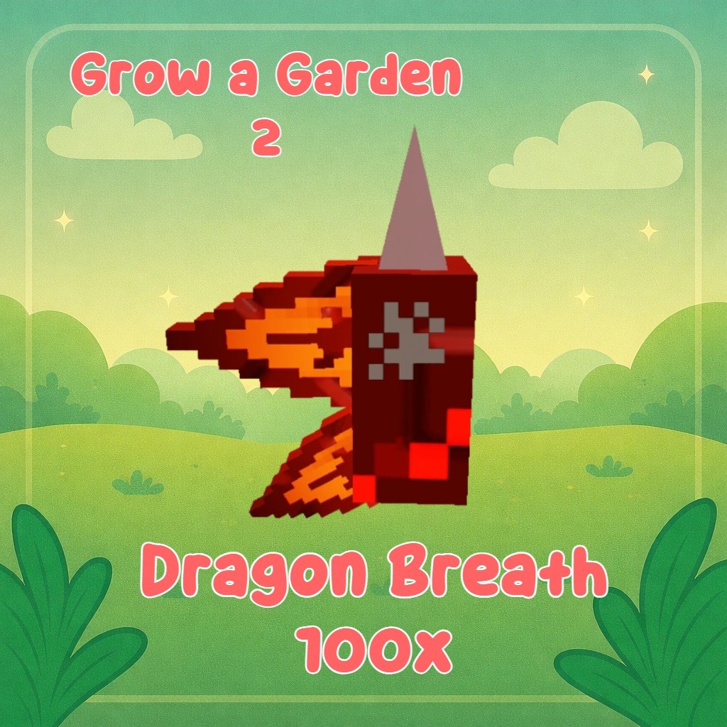 100x Dragon's Breath Seed |🔥Grow a Garden 2 ✨| GAG2 Fast & Easy