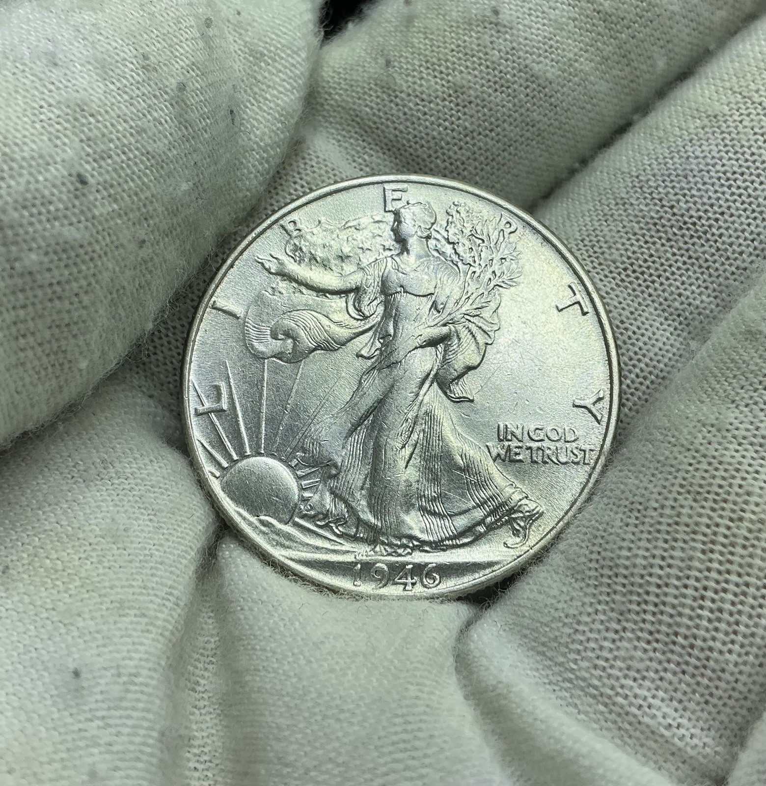 1946 Walking Liberty Half Dollar F362
