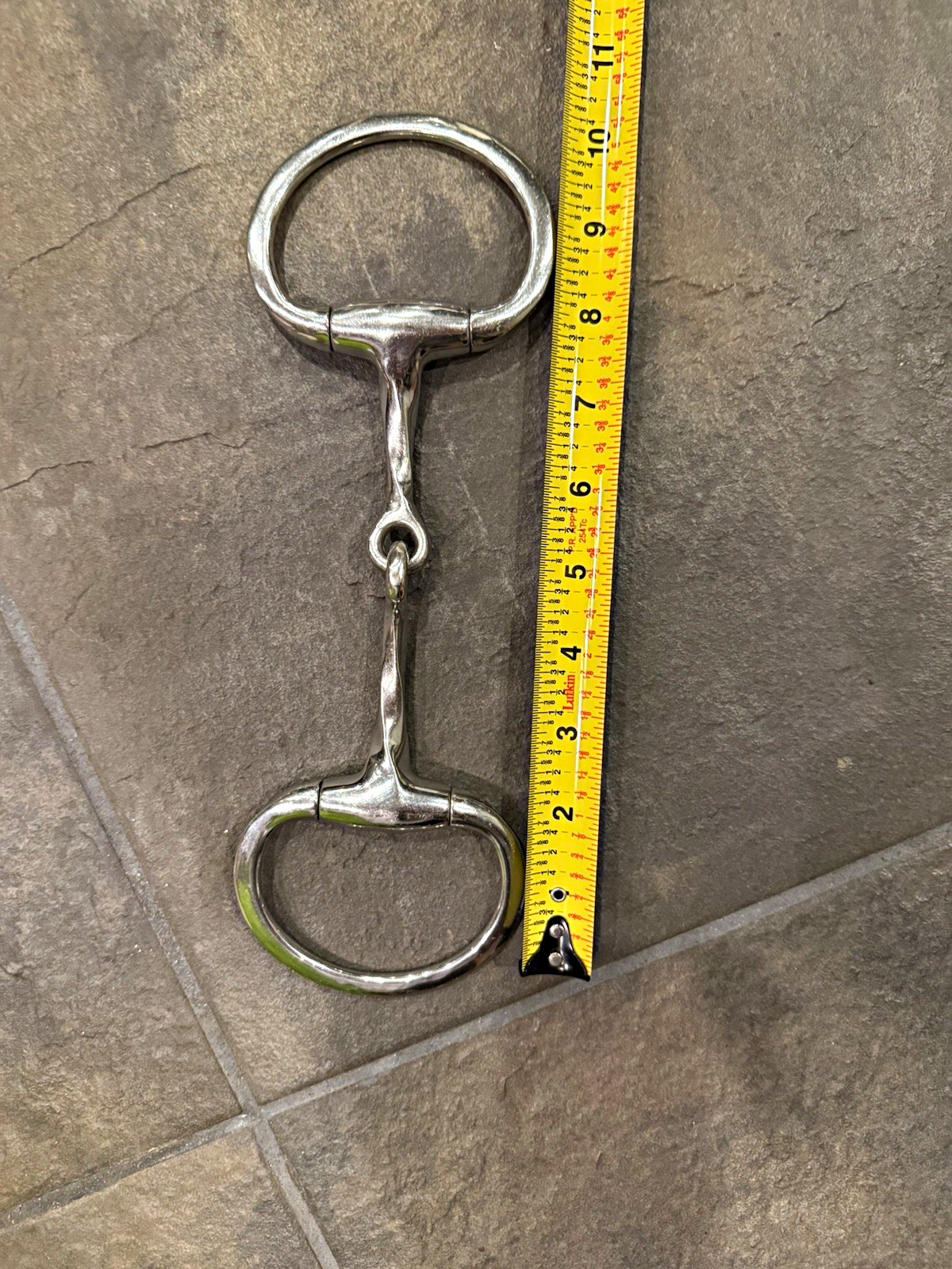 Stainless Steel English eggbutt Snaffle Horse Bit, Twisted Mouthpiece