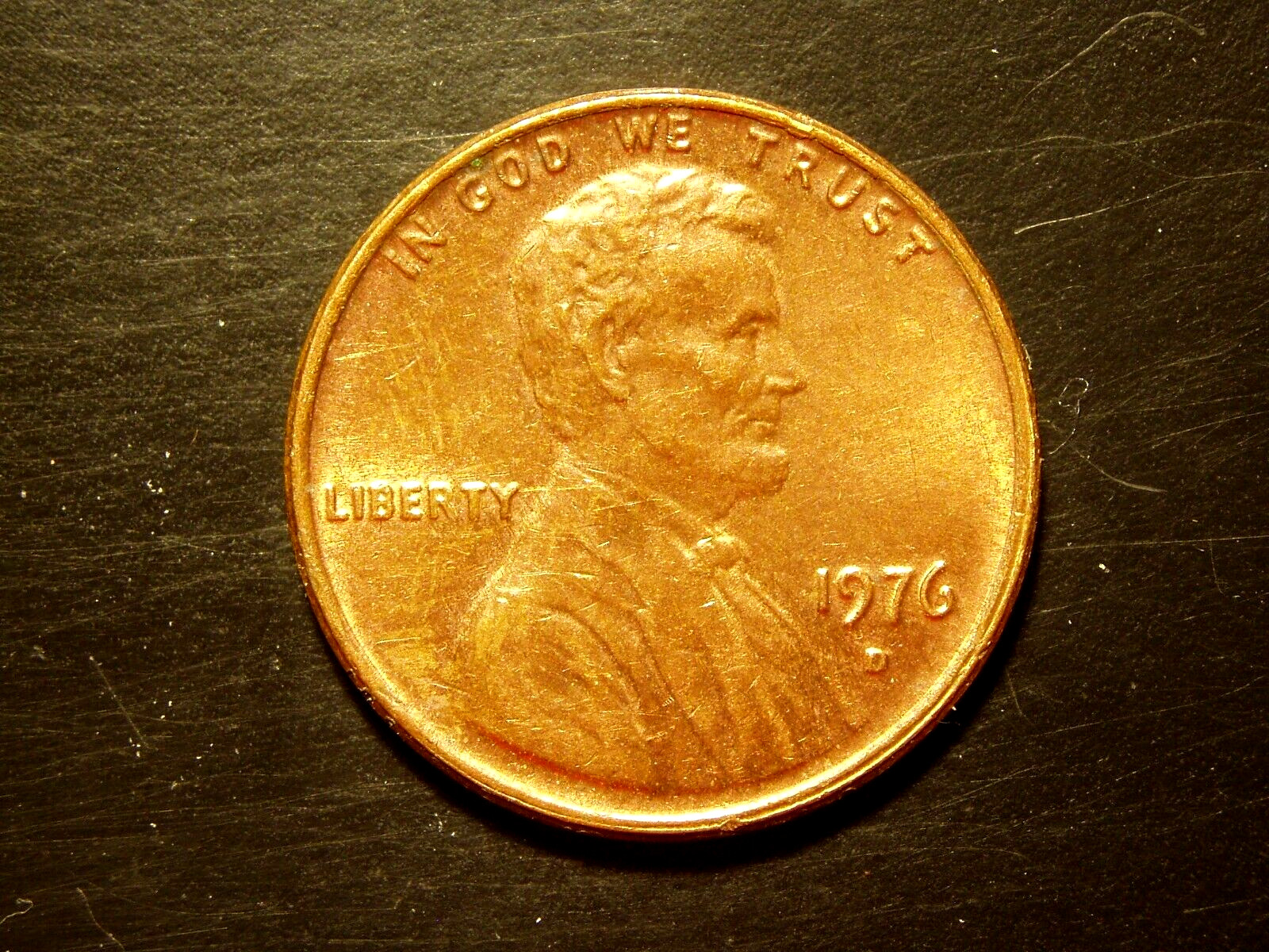 1976-D  UNC LINCOLN MEMORIAL CENT #12