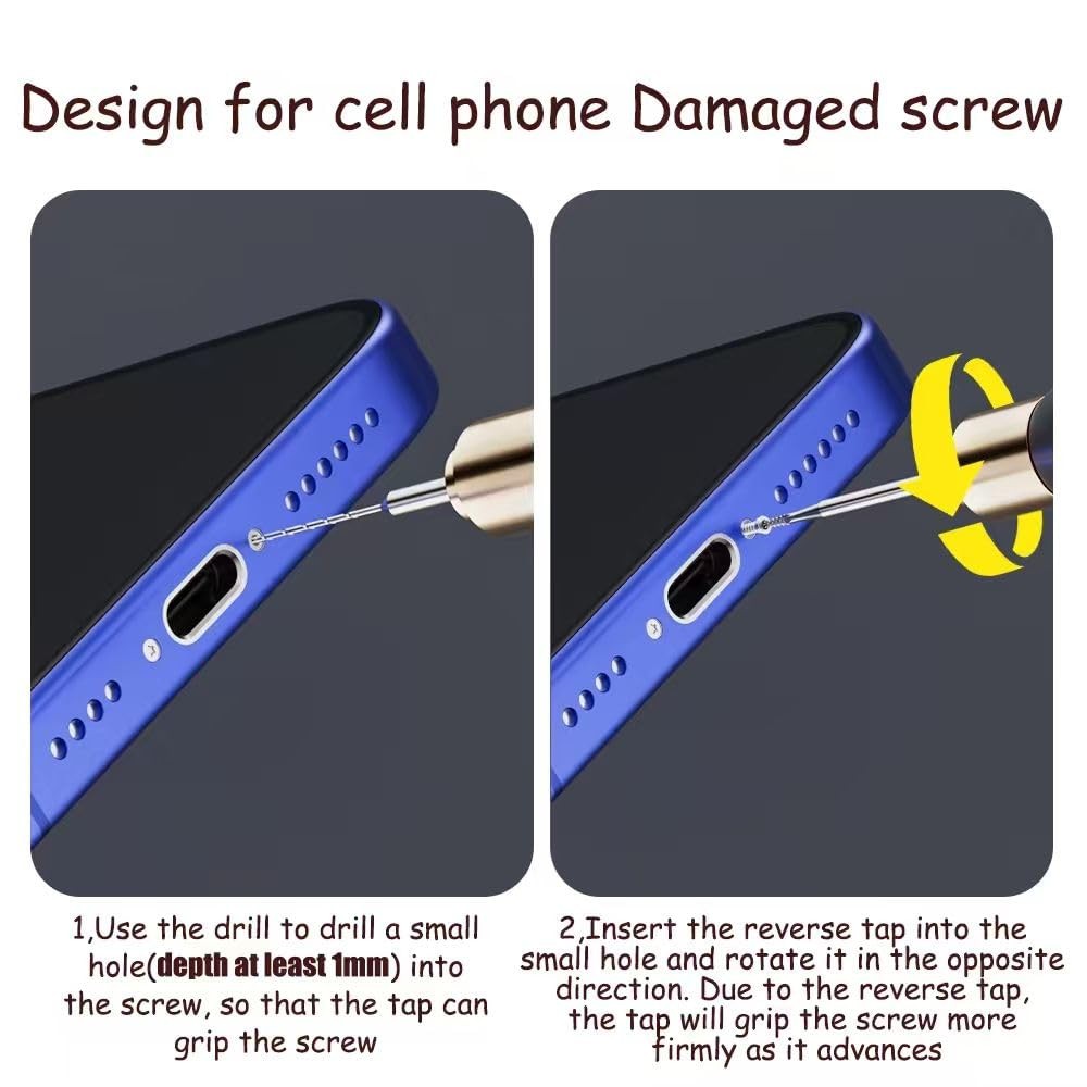 Damaged Screw Removal for Cell Phone, Broken 2pack small screw