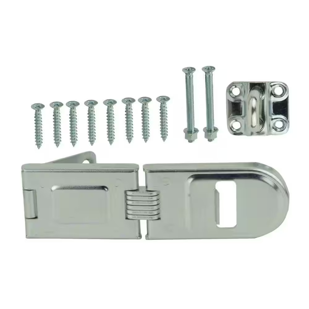 6-1/2 In. Zinc-Plated Hinge Safety Hasp