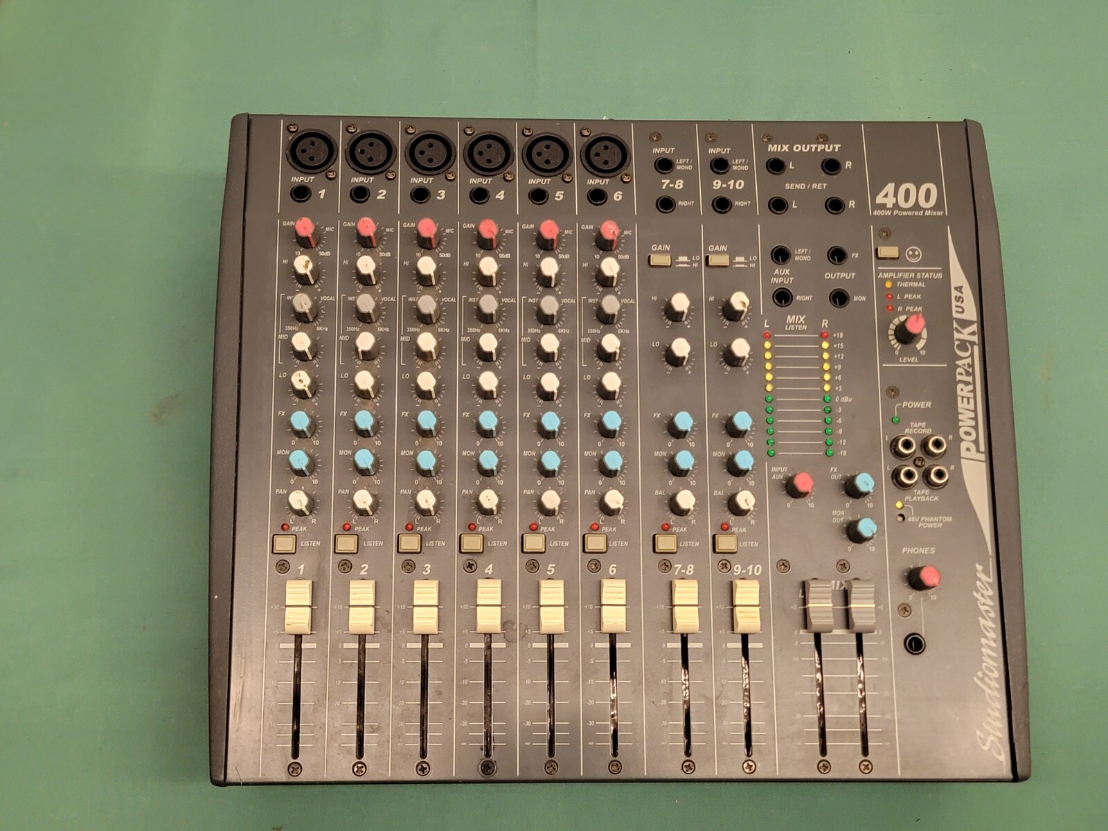 Studio Master P400 Powerpack Mixer. Fast Shipping!