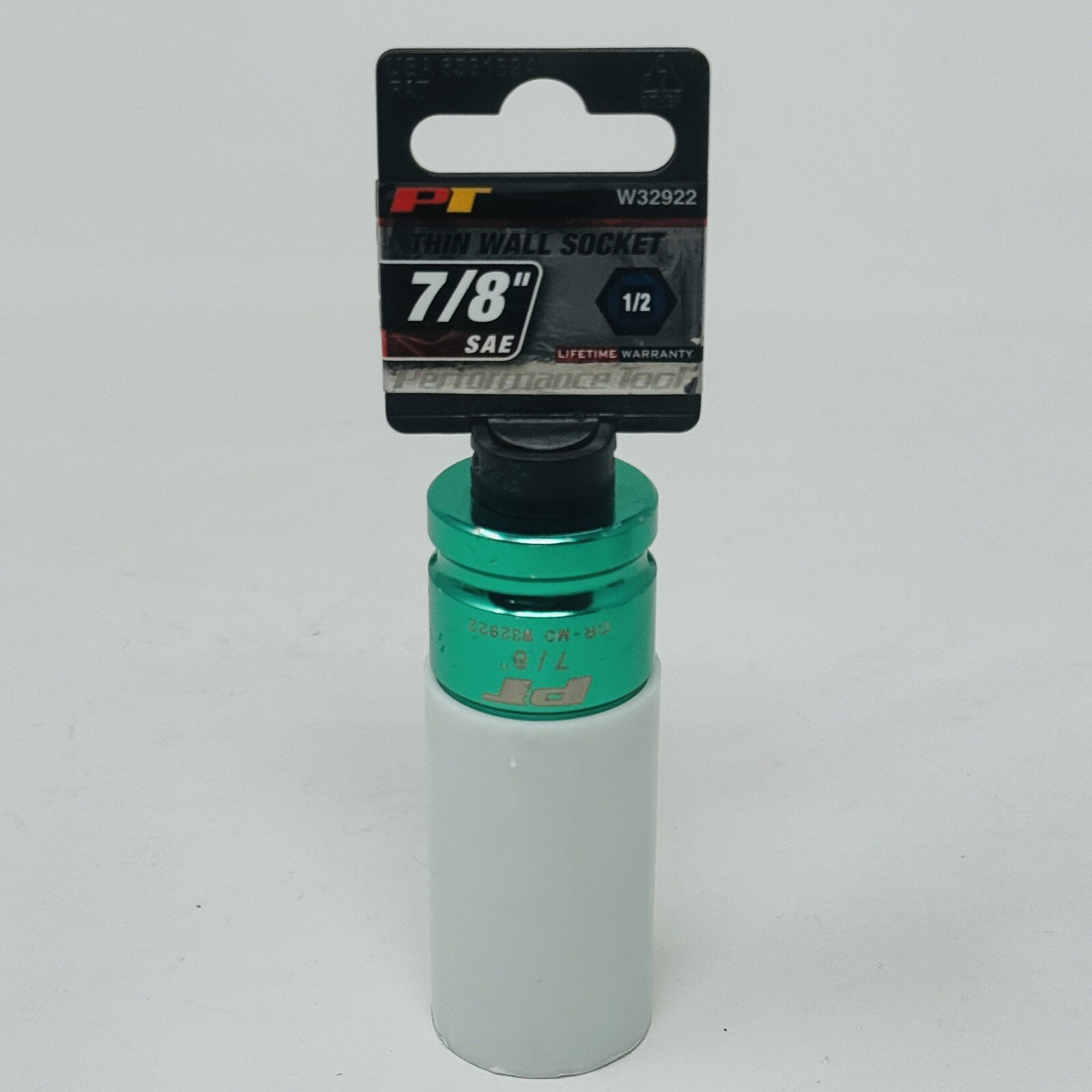 Performance Tool W32922 1/2 Inch Drive 7/8 Inch Thin Wall Color Coded Socket