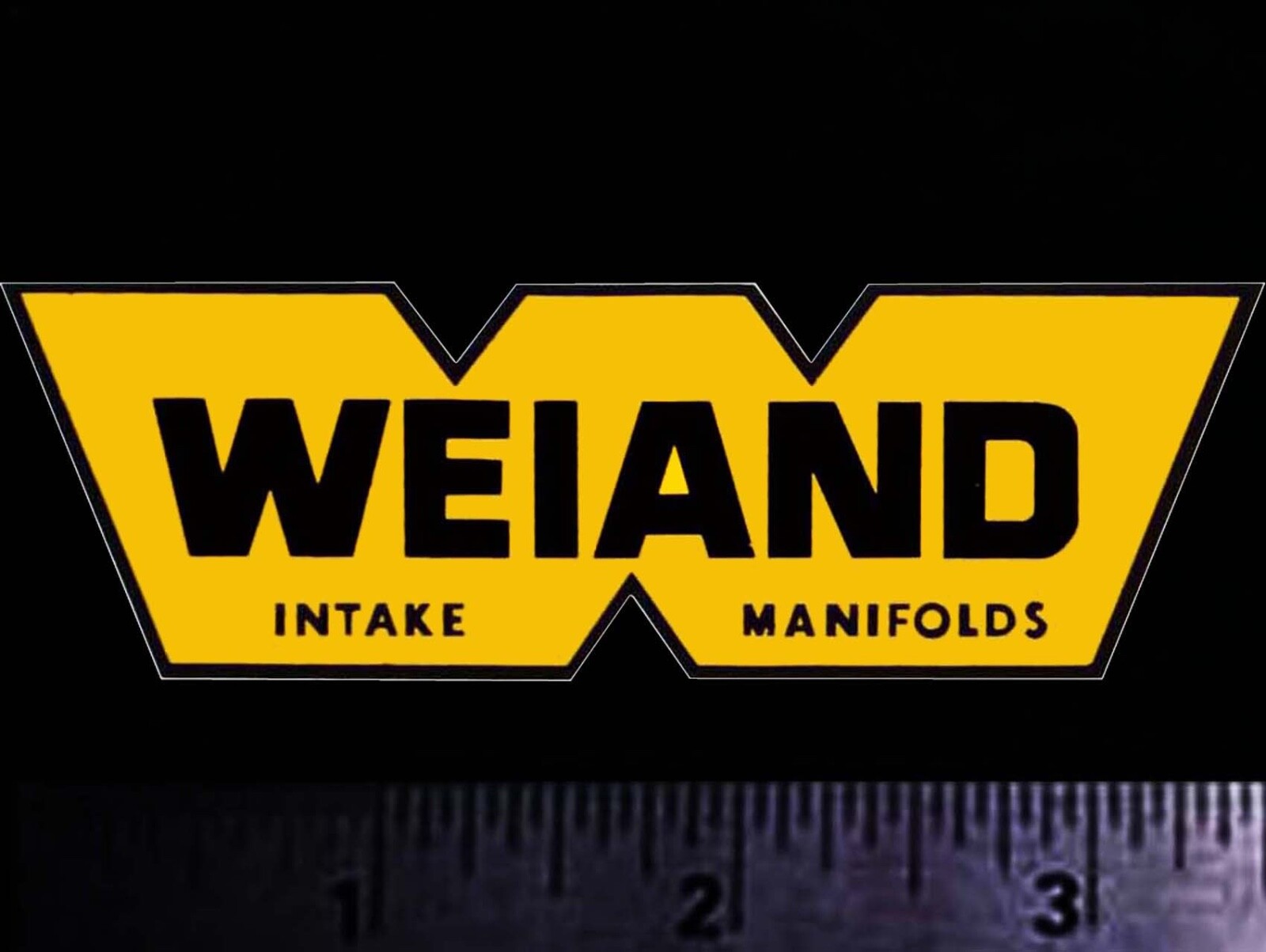 WEIAND Intake Manifolds - Original Vintage 1960's 70's Racing Decal/Sticker