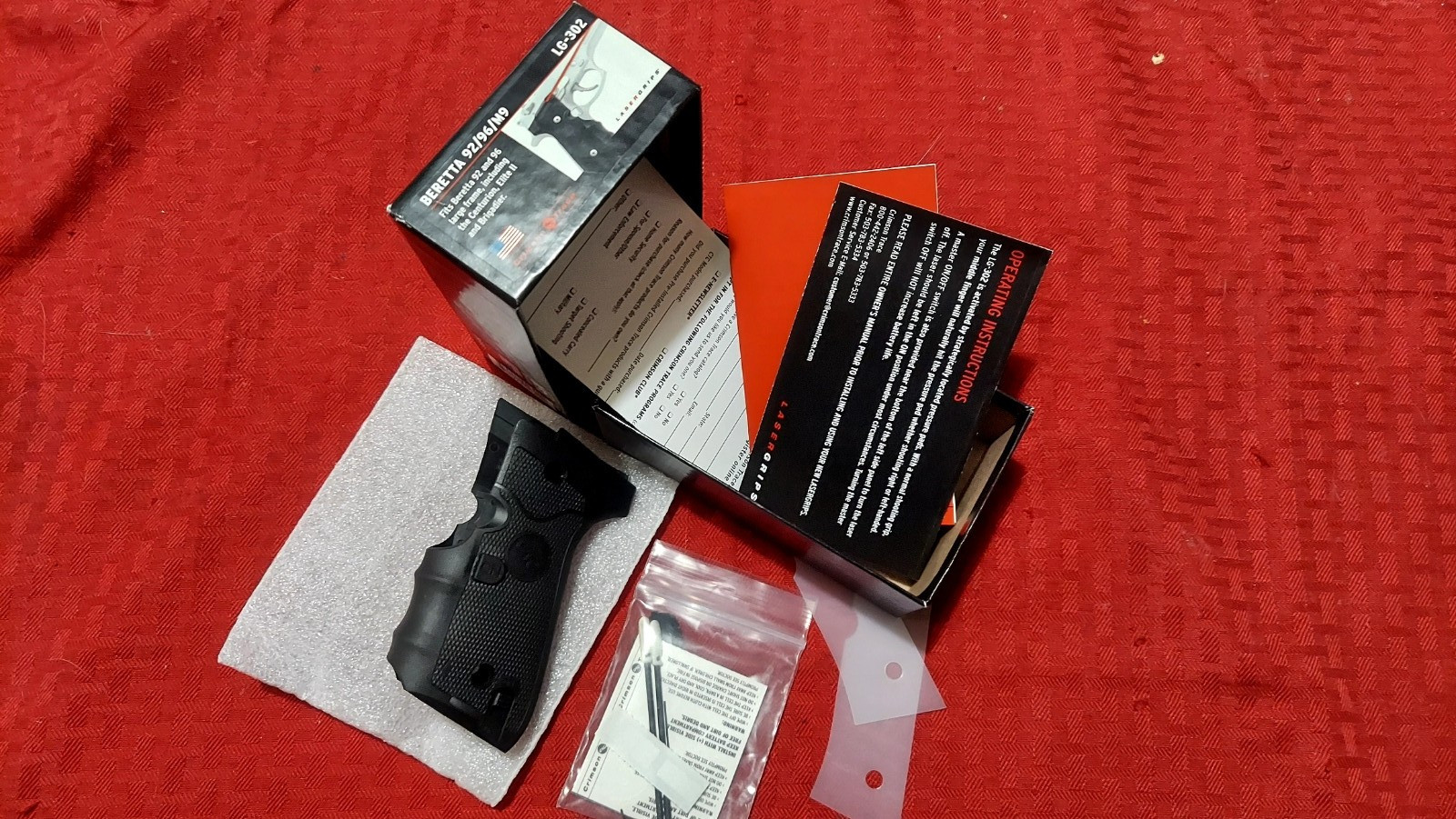 BERETTA Crimson Trace LG-302 92 92fs 96 96fs M9