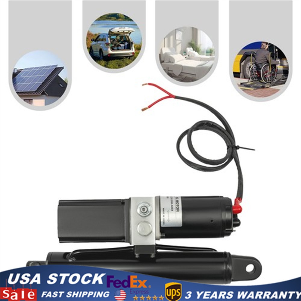 2 Ton/4409lb Electric Hydraulic Cylinder Actuator Electric Linear Actuator 200mm