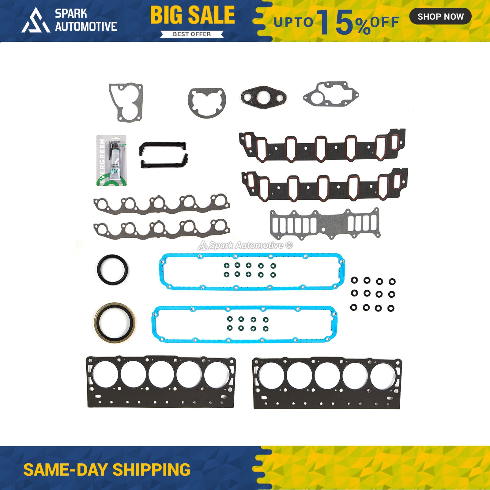 Head Gasket Set Fit 1994-2003 Dodge Ram 2500 3500 8.0L OHV V10 20V VIN W