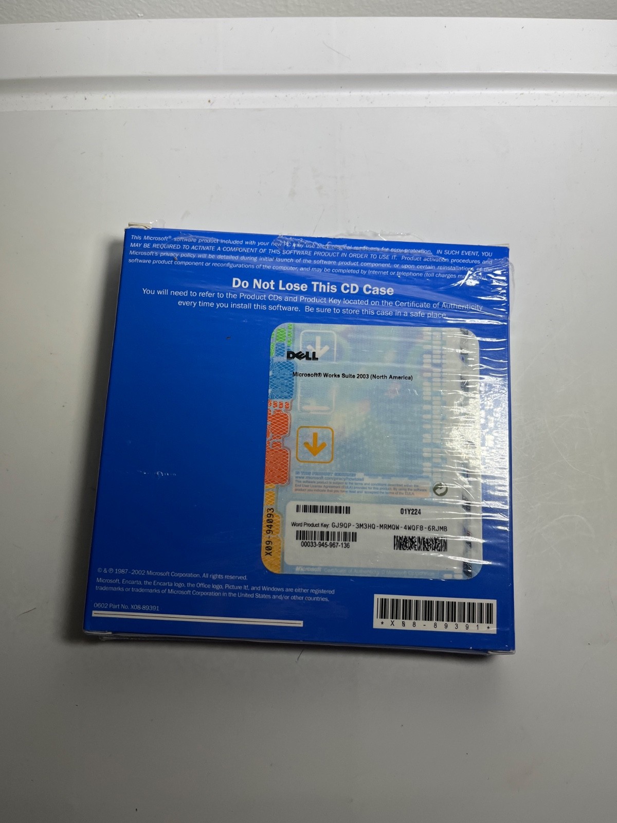Microsoft Works Suite 2003 Software CD - Comes With Product Key