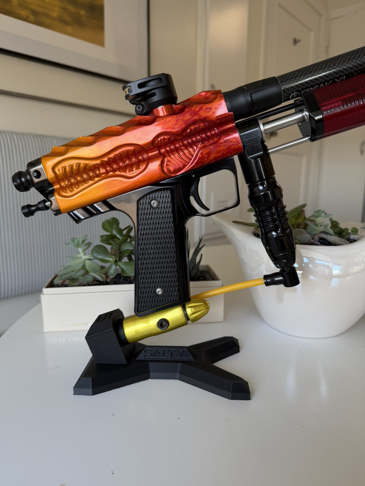 WGP Autococker Mini - Rare Paintball Marker - CCM Parts - Sunrise Fade JT HK WDP