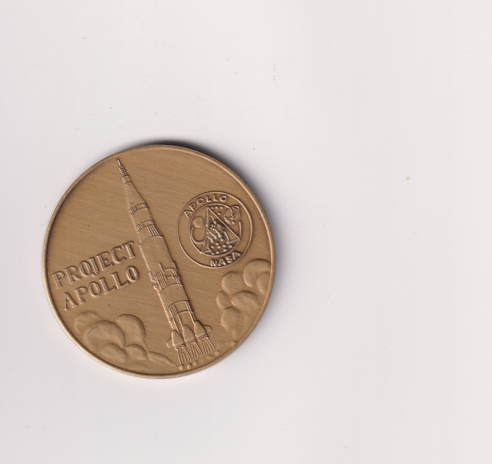 PROJECT APOLLO - Apollo IX SCOTT McDIVITT SCHWEICKART 1969 MEDAL 38MM JJ154