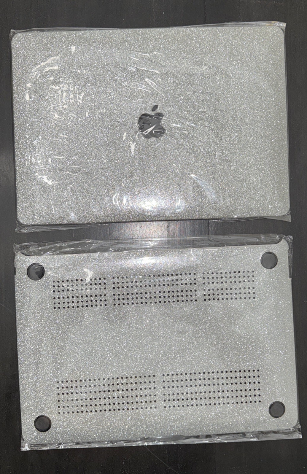 MacBook Air Candy Glitter Shell-Silver Glitter
