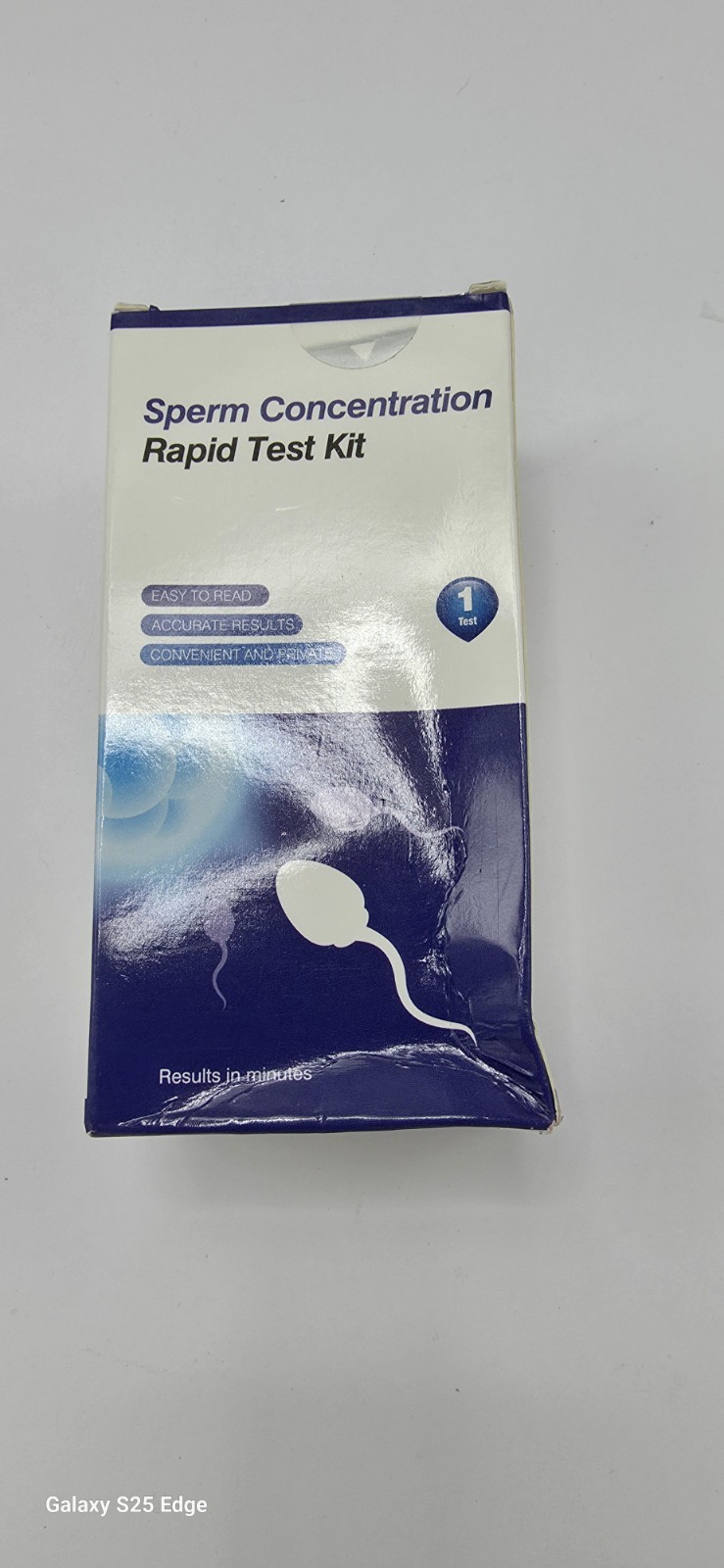 1Set Man Male Sperm Concentration Rapid Test Kit Sperm Motility Detection