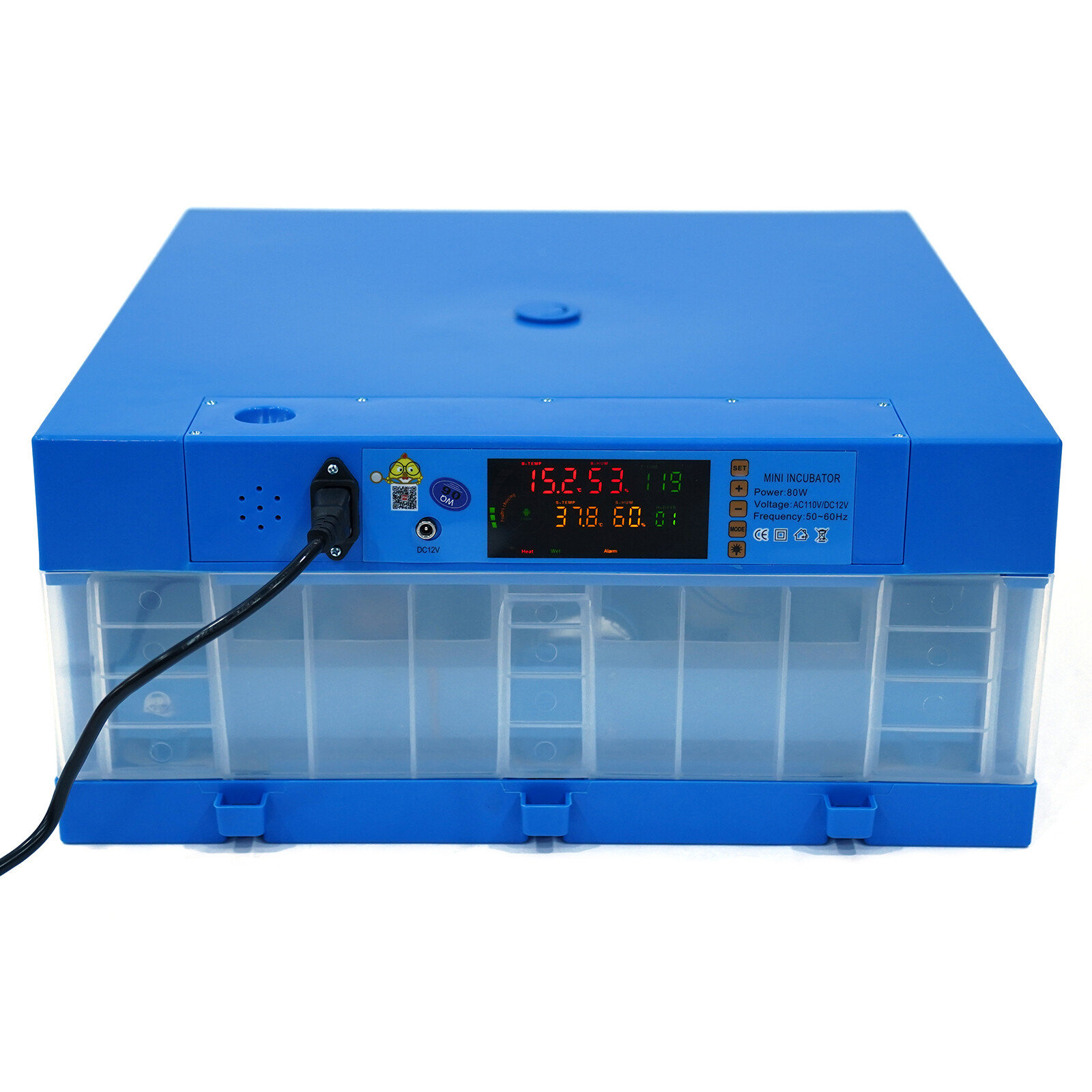 48 Eggs Incubator Automatic Digital Chicken Egg Hatcher Temperature Control US