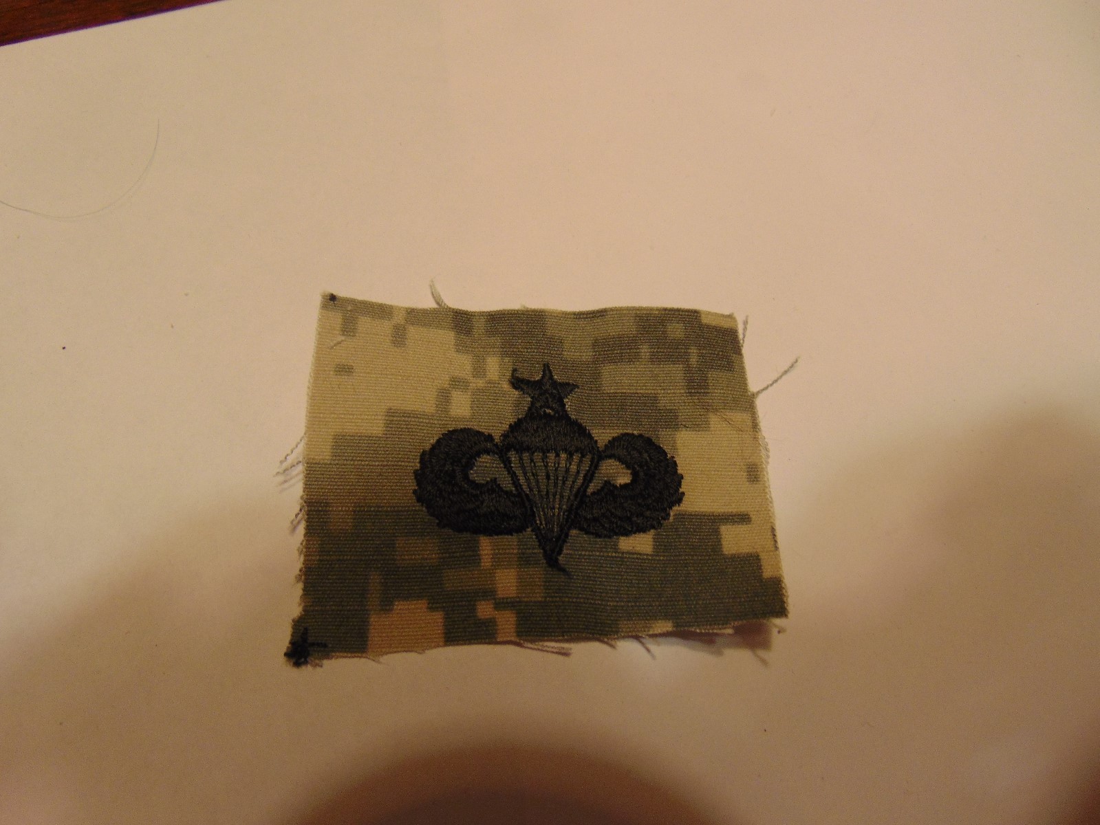 GENUINE US MILITARY INSIGNIA PATCH SEW ON JUMP WINGS SENIOR PARATROOPER ACU DIGI