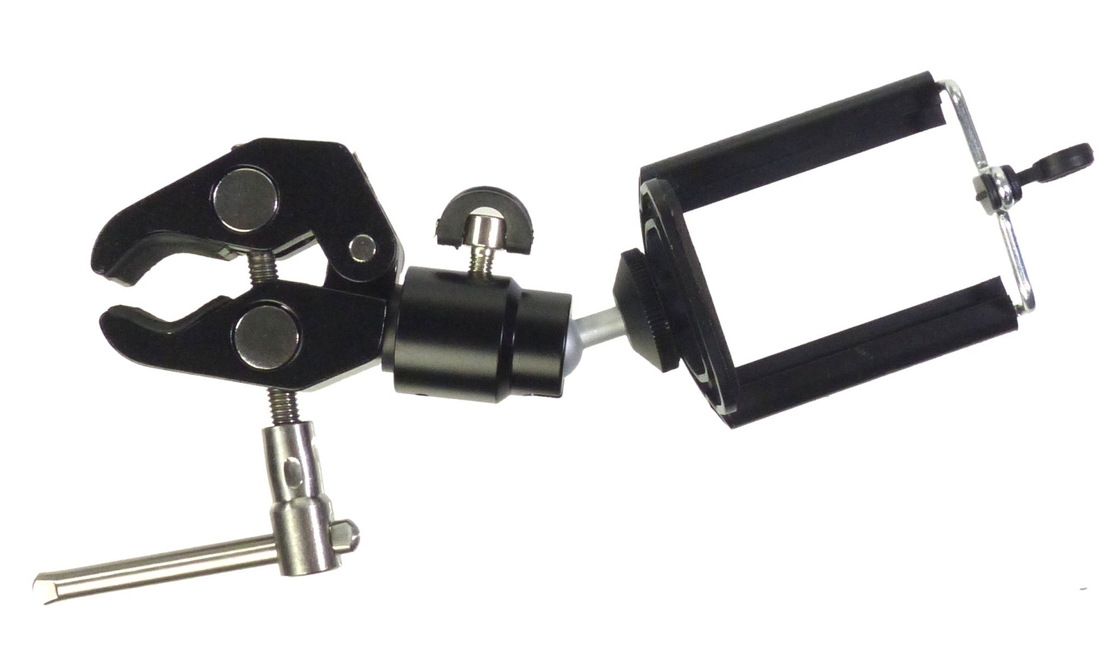 ALZO Smartphone Mount with Ball Head and Clamp for Photography and Video Selfie