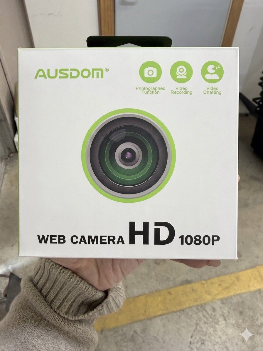 AUSDOM Webcam 1080P Full HD AW635