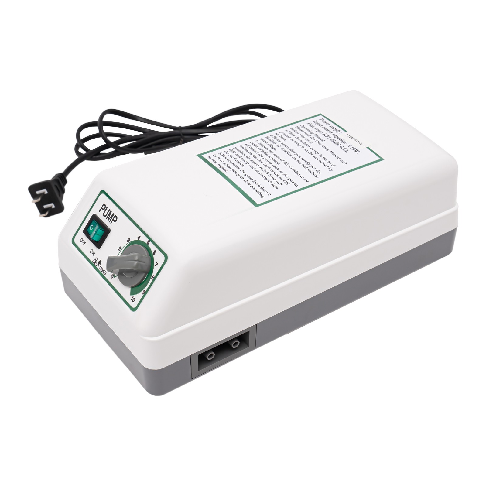 Alternating Pressure Pad Air Mattress for Hospital Bed Mattress Topper & Pump